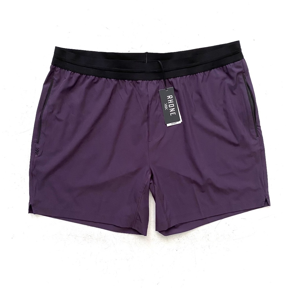 RHONE Nwt Mako Tech Performance Stretch 7" Inseam Nightside Shorts XXL 2XL